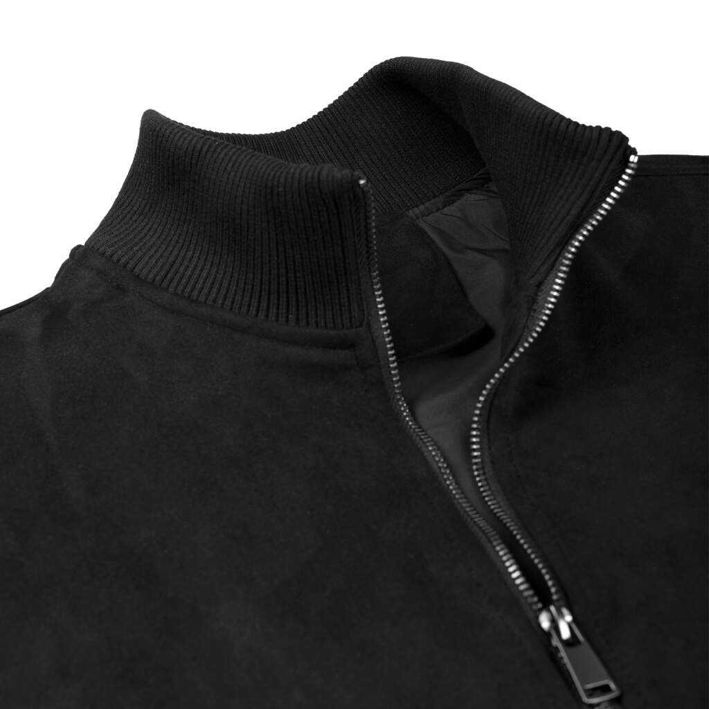 Jaqueta Suede Gola Alta – Grant