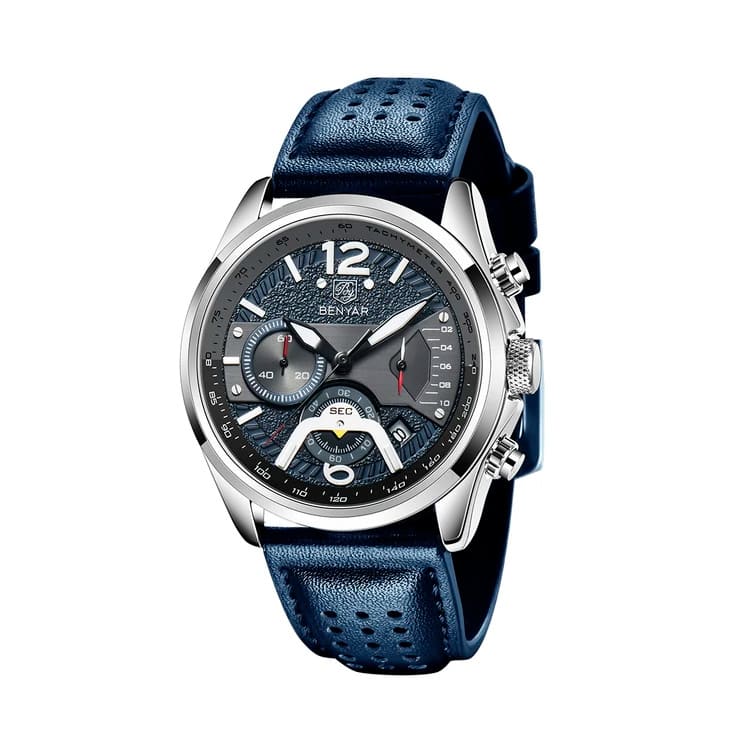 Relógio Esportivo Com Pulseira de Couro - Rare Benyar