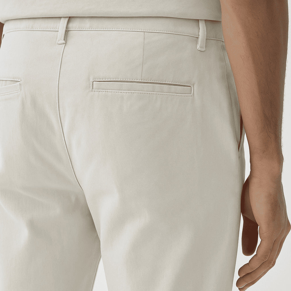 Kit 2 Calças de Sarja com Corte Chino - Santorini